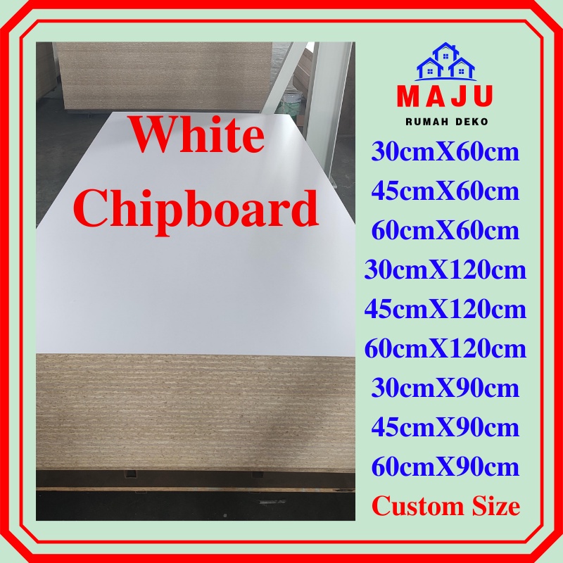 Maju Papan Chipboard Melamine Board Melamin Cabinet Board Melamine