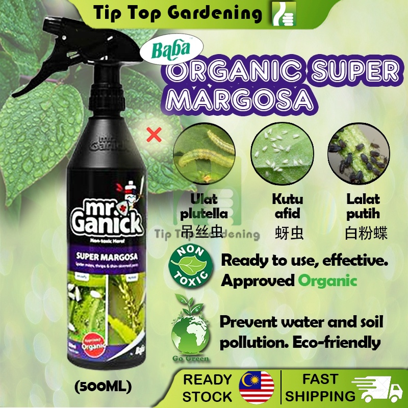 Tiptop Baba Mr Ganick Ml Super Margosa Gardening Liquid Spray Ready