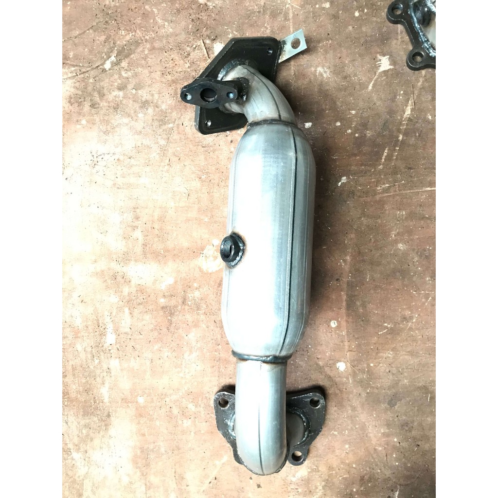 Honda Civic FD 1 8 Silent Bullet Header Front Pipe Downpipe