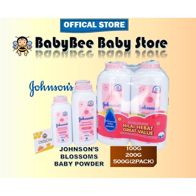 Johnson S Blossoms Baby Powder Blossoms 100g 200g 500g X 2 Pack