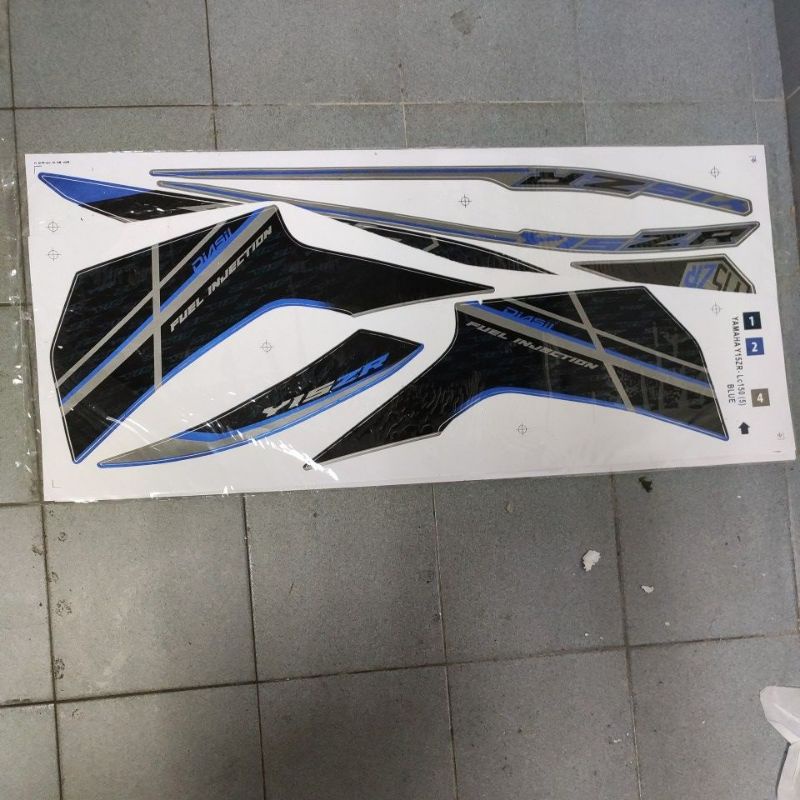 Stiker Sticker Body Stripe Cover Set Yamaha Y Zr Y Lc