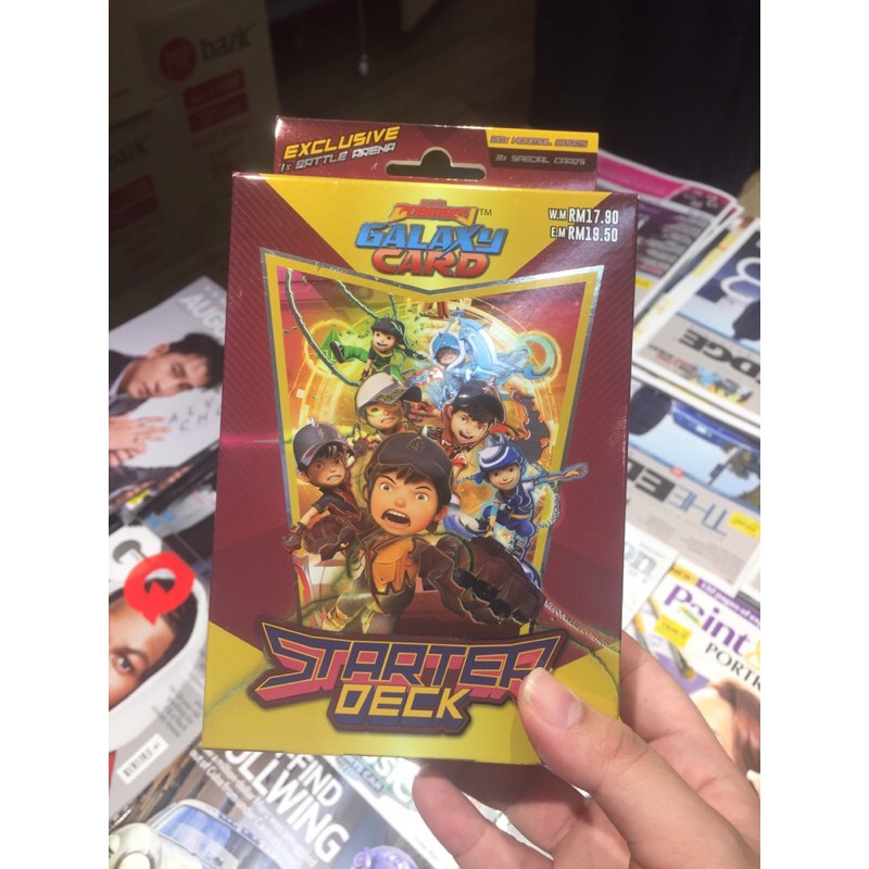 Readystock Boboiboy Starter Deck Set Shopee Malaysia