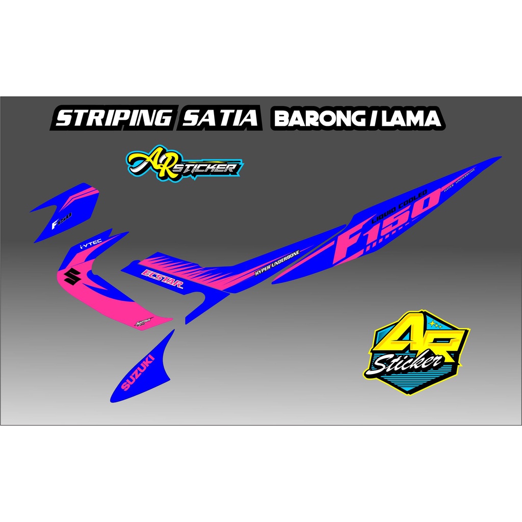 Satria Fu Barong Striping Satria Barong Striping Old Satria Fu Striping