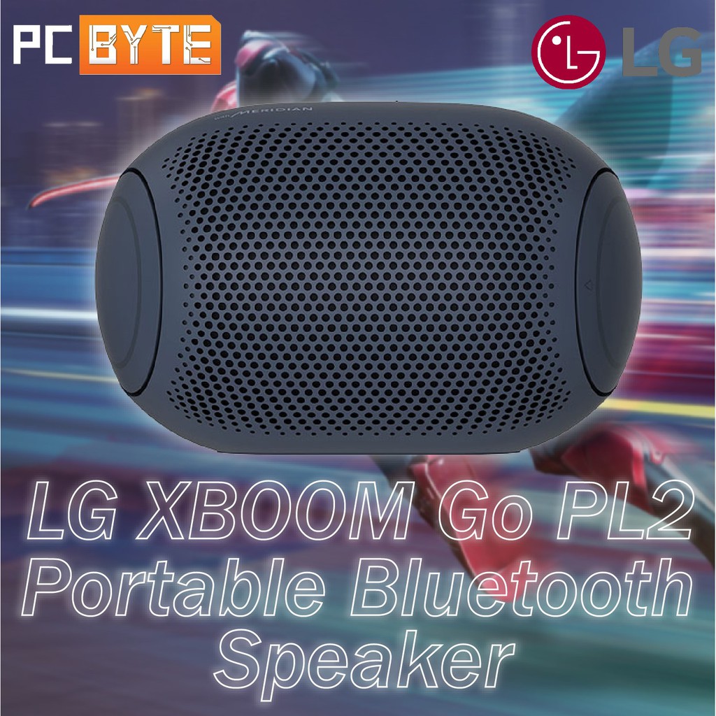 LG XBOOM Go PL2 Portable Bluetooth Speaker With Meridian Audio