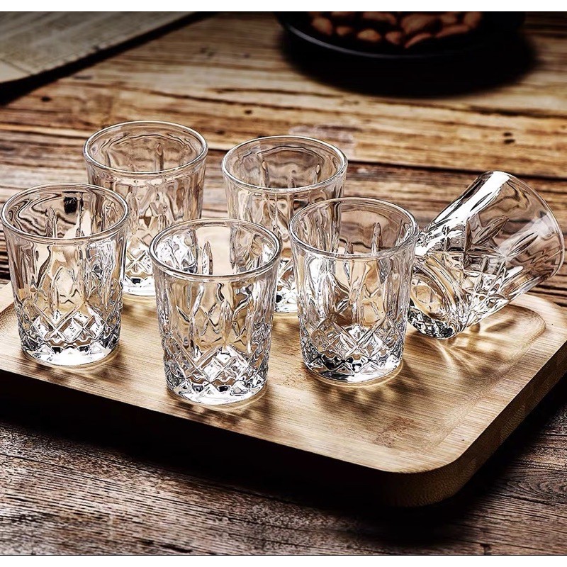 Ready Stock Ml Shot Glass For Soju Sake Vodka Espresso Tequila Rum