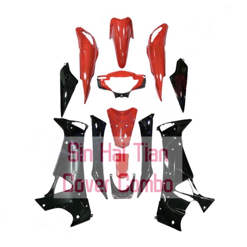 Honda W125S Cover Sets Complete Sets Mseki Hitam Biru Merah Purple