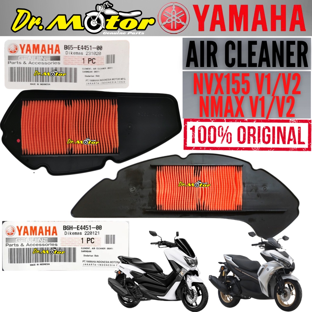 NVX155 NMAX V1 V2 NVX 155 AEROX AIR FILTER CLEANER ELEMENT PANAPIS