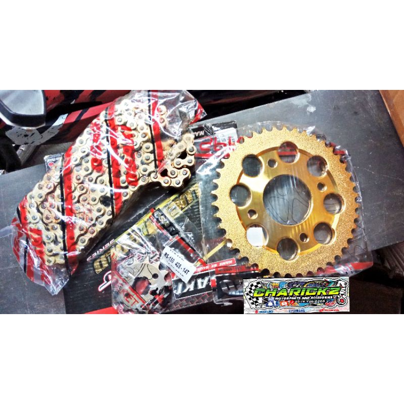 Osaki Revo Chain Sprocket Set In For Raider Carb Fi Shopee