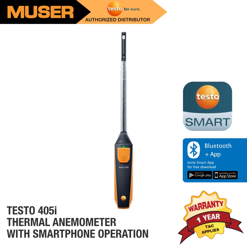 Testo I Thermal Anemometer With Smartphone Operation