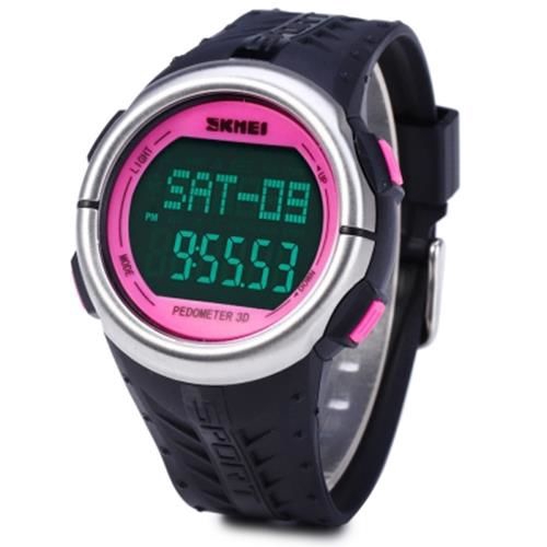 Skmei Multifunctional Heart Rate Tracking Pedometer Led Wristwatch