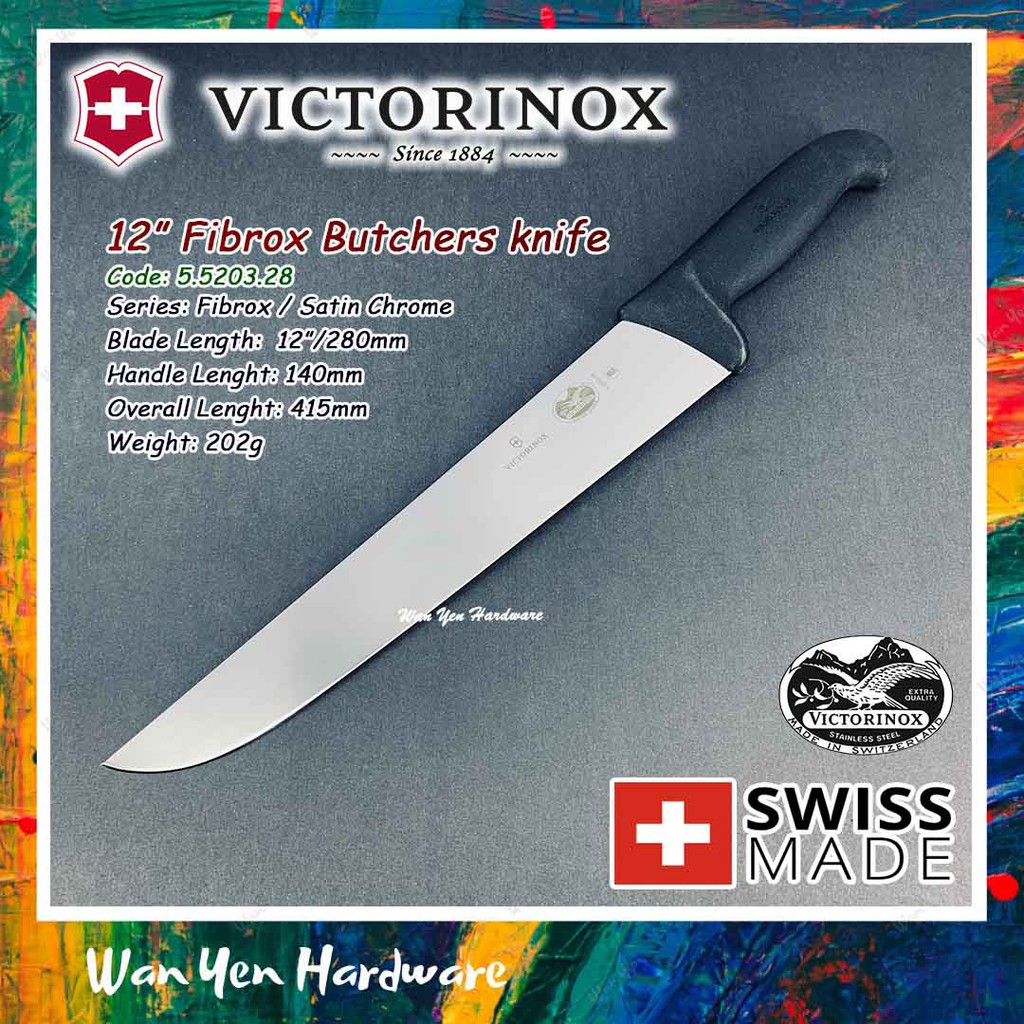 Victorinox Fibrox Mm Slaughter And Butcher S Knife Kitchen