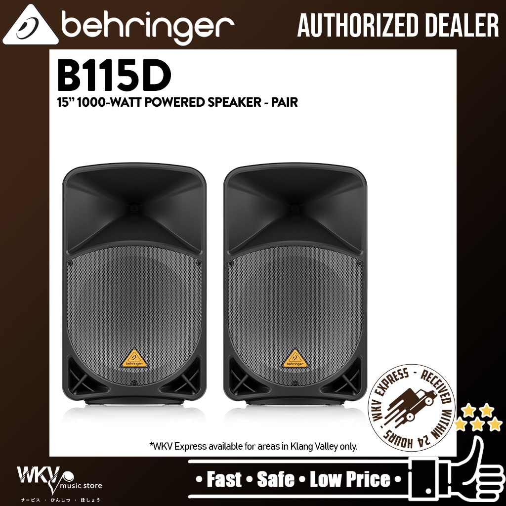 Behringer Eurolive B D Watt Powered Speaker Pair B D