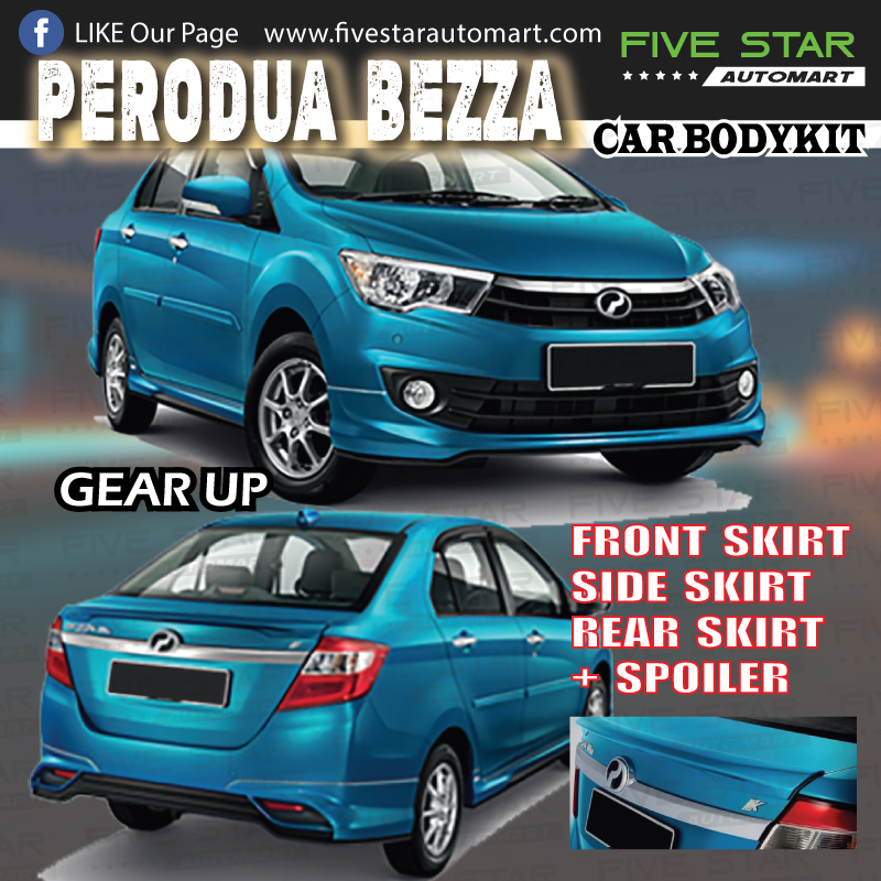 Perodua Bezza 2016 Gear Up Full Set Bodykit ABS Shopee Malaysia