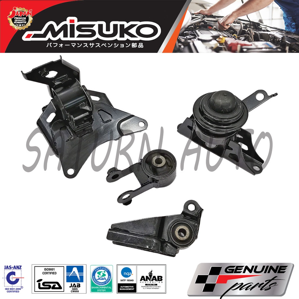 Toyota Vios Ncp Auto Engine Mounting Kit Set Brand Misuko Set Pcs