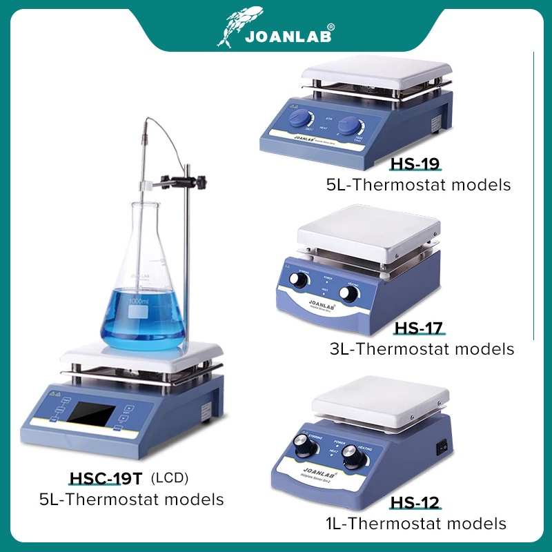 JOANLAB Heating Magnetic Stirrer Hot Plate Lab Digital Display Thermostat Mixer With Stir Bar 1