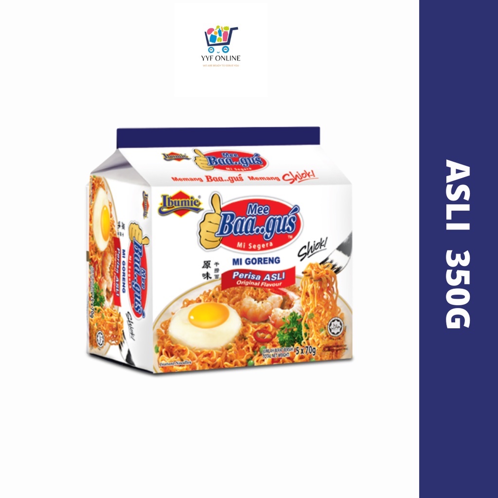 Ibumie Mi Baa Gus Bagus Goreng Perisa Asli Instant Fried Noodles