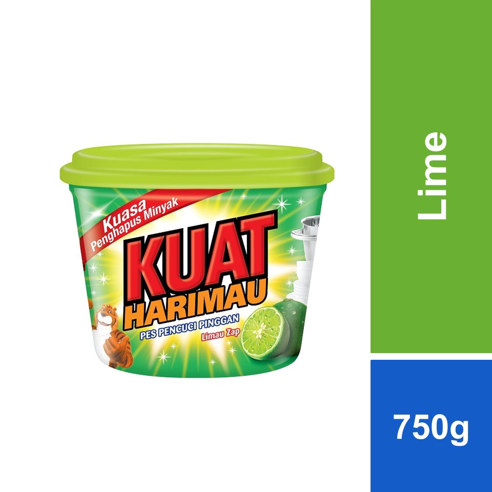 Kuat Harimau Dishwashing Paste Lime 750g Shopee Malaysia