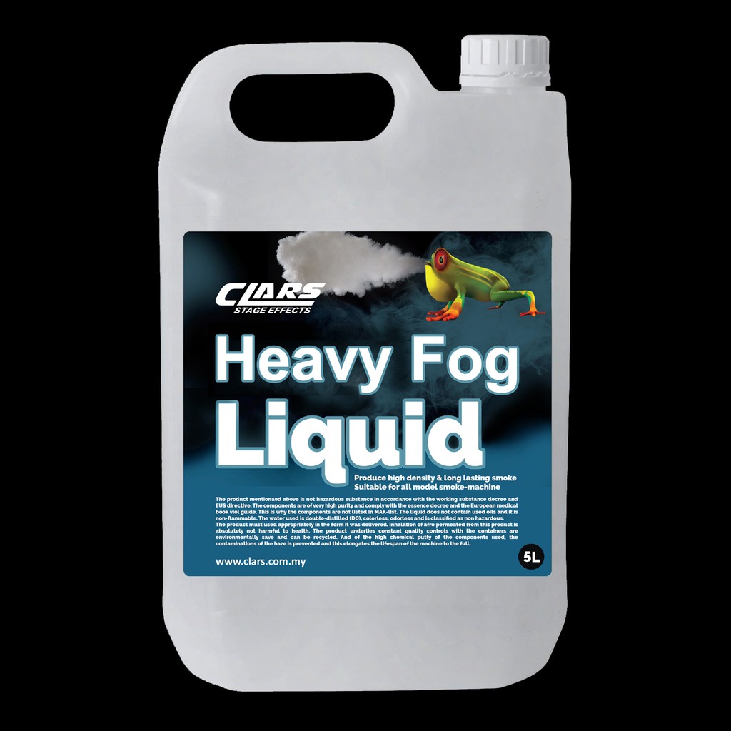 Clars Heavy Fog Liquid 1L Or5L Fogging Liquid For Disco Light