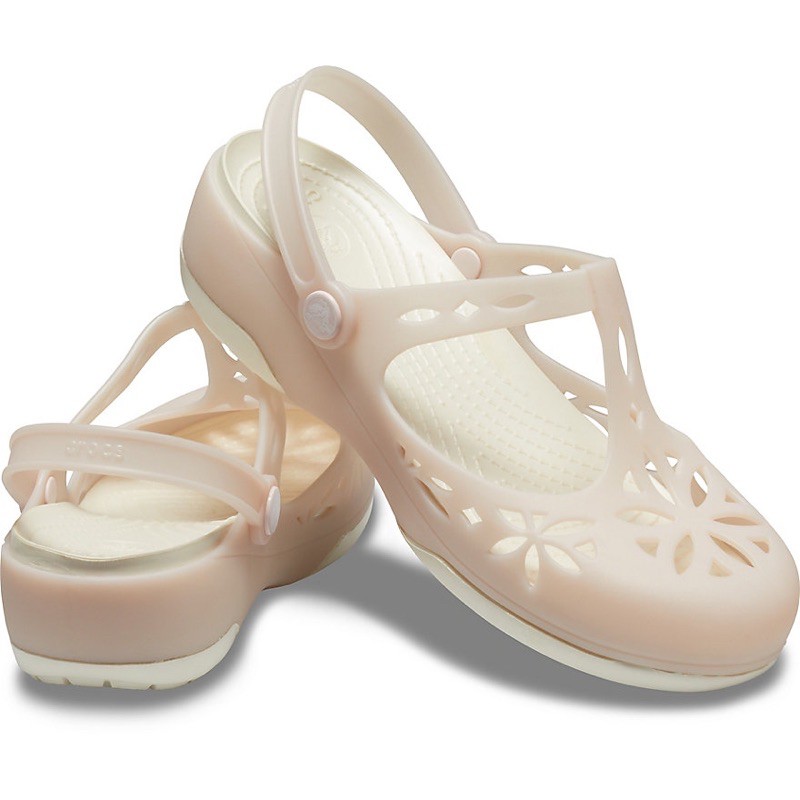Ready Stock Crocs Isabella Clog Nude ORIGINAL Shopee Malaysia