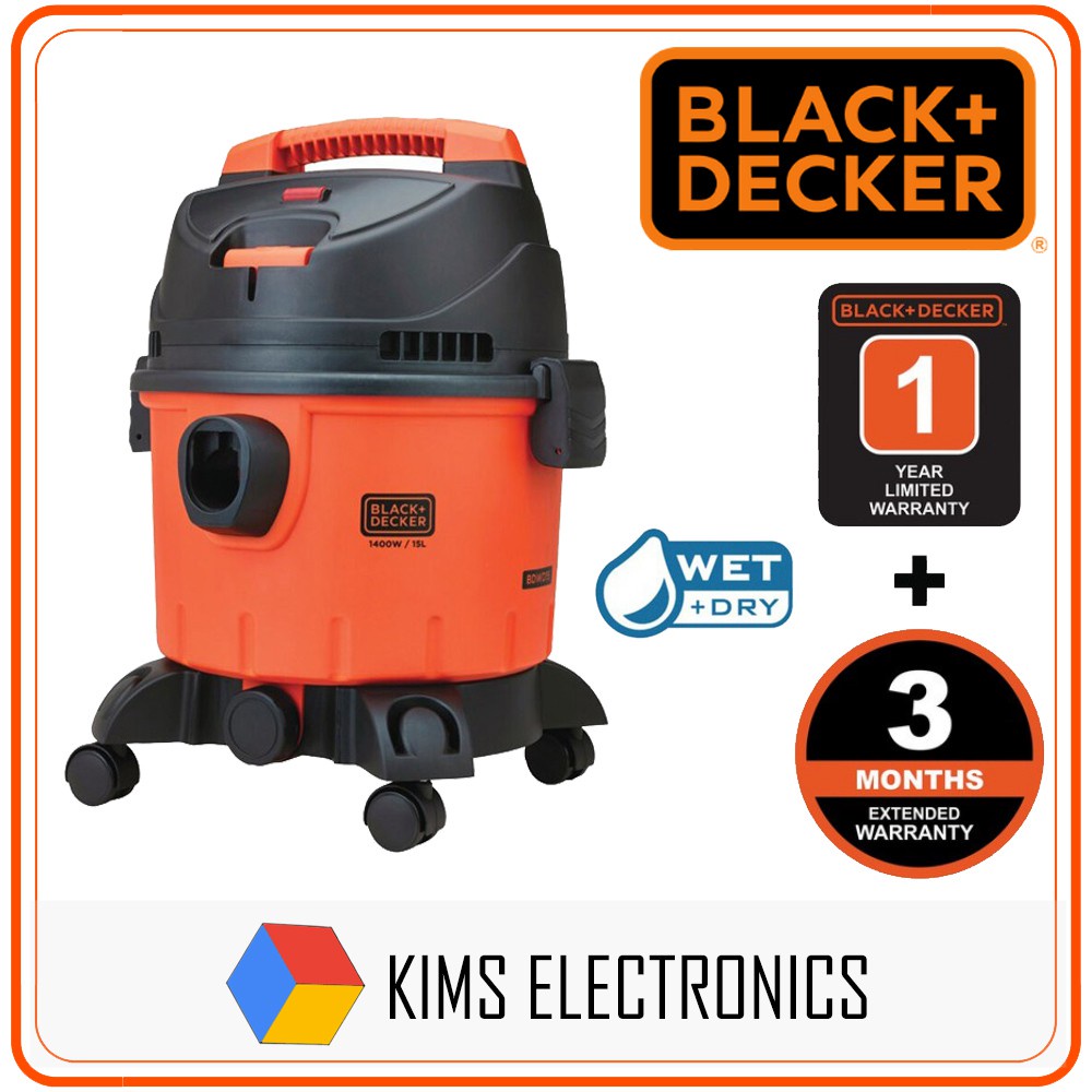 Black Decker Bdwd Wet Dry W Vacuum Cleaner Blower Shopee