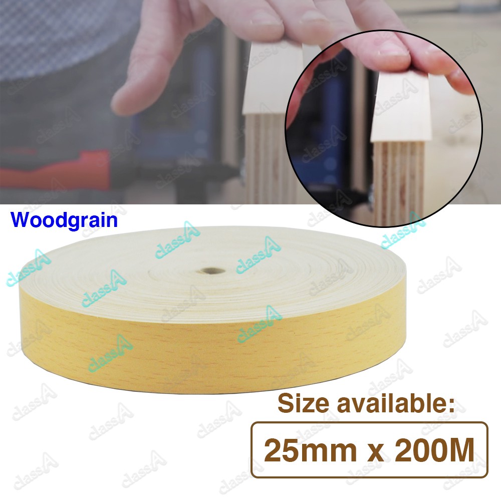 ClassAHW 25mm Woodgrain PVC Edging Banding Wood Plywood MDF Shopee