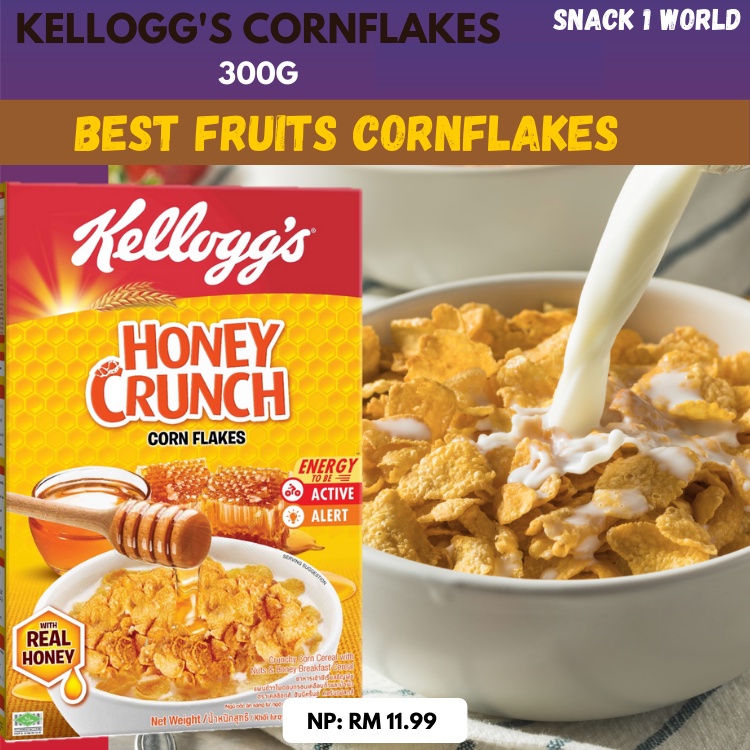 Kellogg S Honey Crunch Cornflakes G Shopee Malaysia