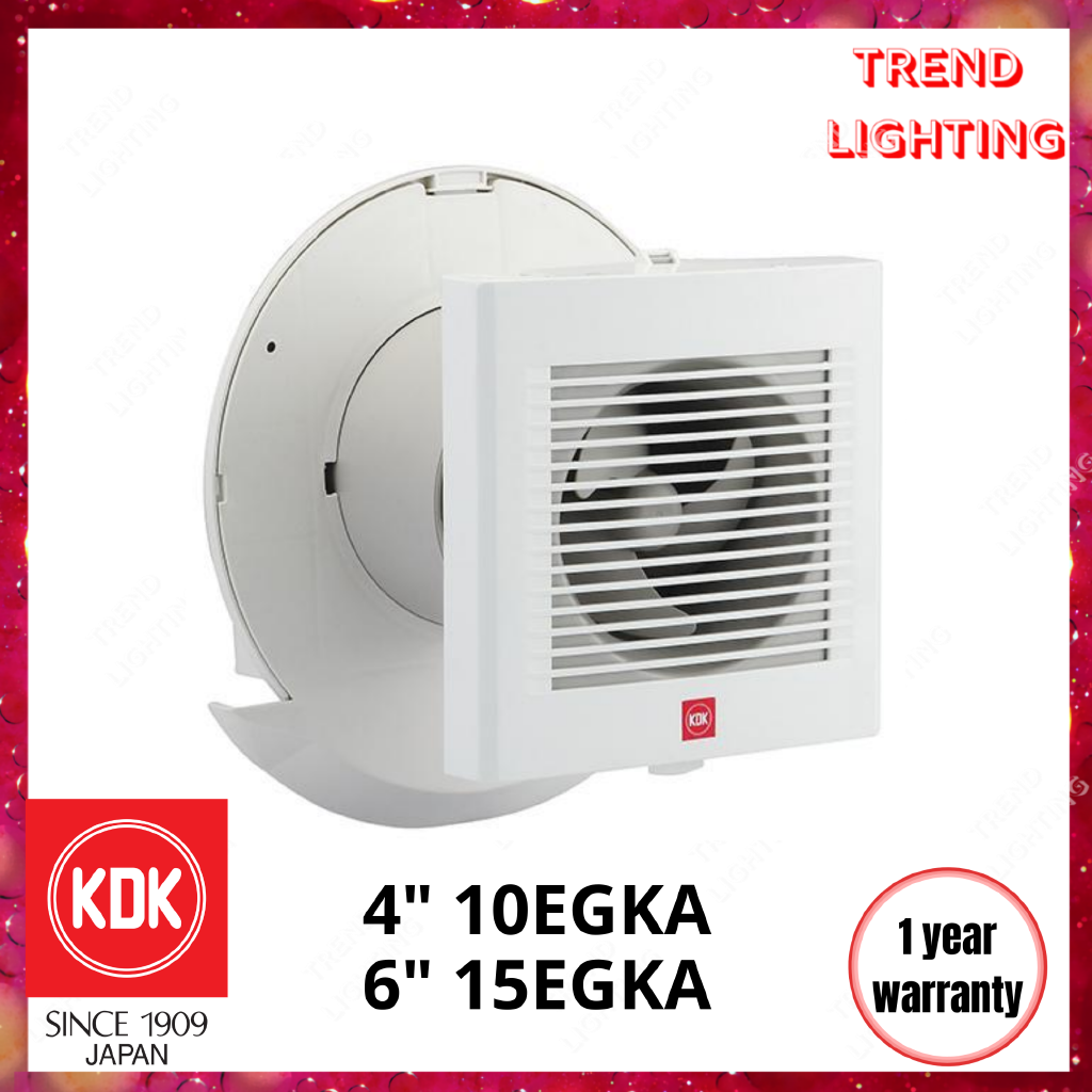 KDK 10EGKA 4 15EGKA 6 Wall Exhaust Fan Wall Ventilation Fan