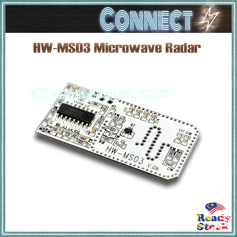 Hw Ms Microwave Radar High Performance Motion Sensor Ghz To Ghz