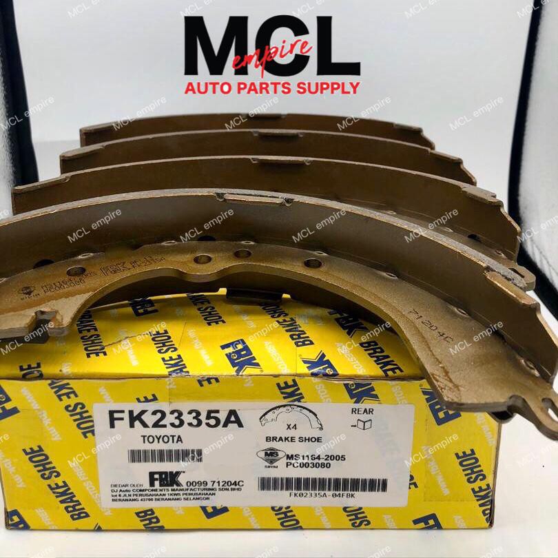 Fbk Rear Brake Shoe Fk A Toyota Unser Kf Shopee Malaysia