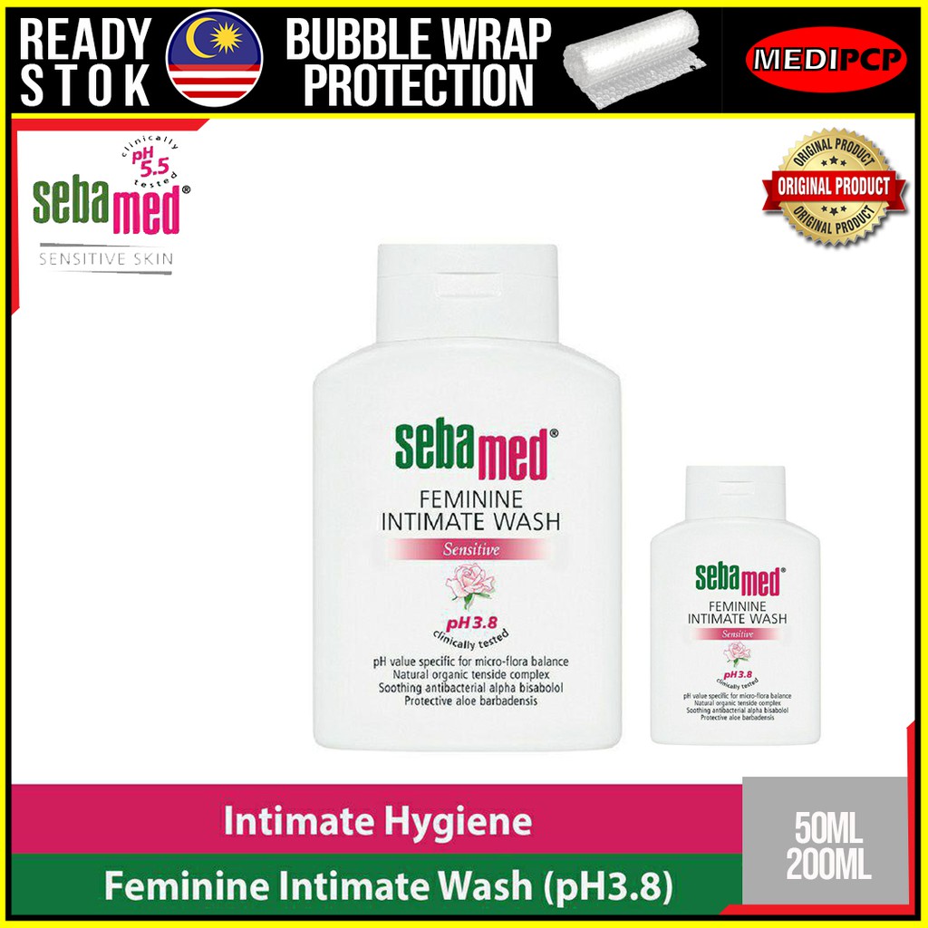 Sebamed Feminine Intimate Wash PH3 8 200ml 50ml Sabun Pencuci