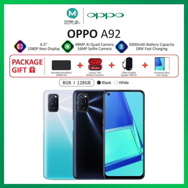 OPPO A92 8GB 128GB Original OPPO Msia Shopee Malaysia