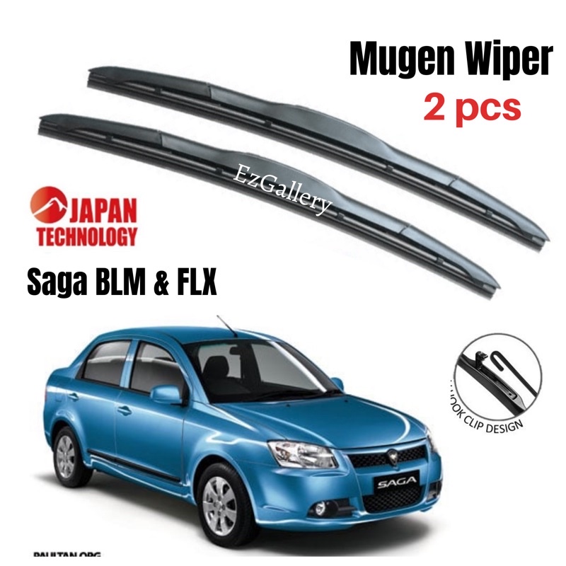 Proton Saga Flx Blm Wiper Depan Mugen Wiper Soft Silicon High Grade