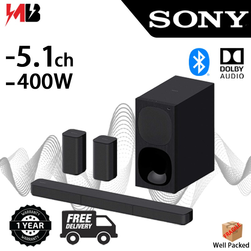 Sony Ch Home Cinema Soundbar System Ht S R Free Shipping Shopee