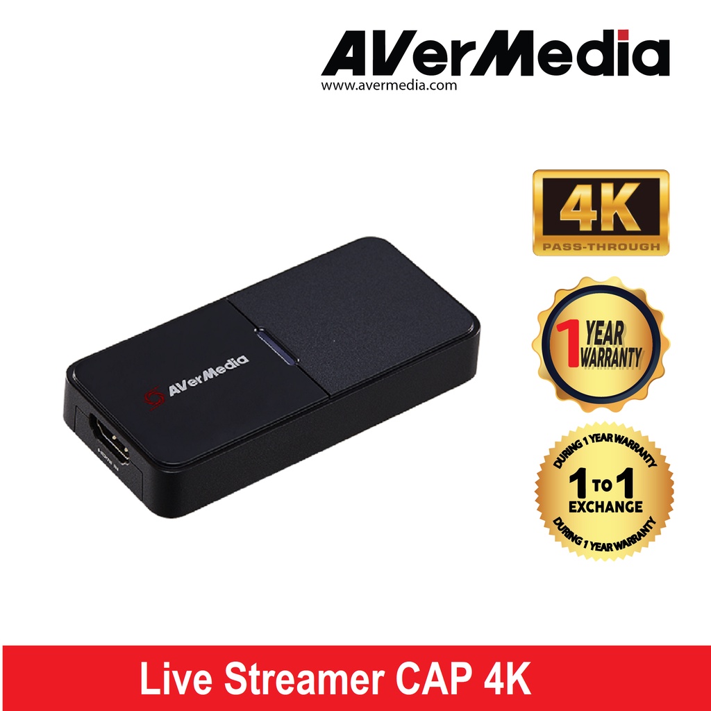 Official Store Avermedia Live Streamer Cap K Hdmi Capture Card