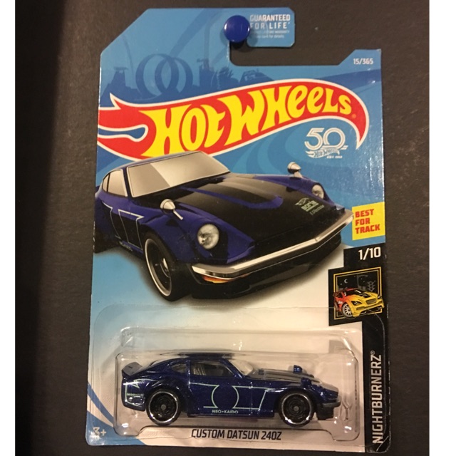 HOT WHEELS CUSTOM DATSUN 240Z BEST FOR TRACK US CARD Shopee Malaysia