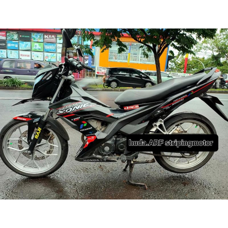 Striping Variations Honda Sonic Mandalika Lis Sticker Variations Honda