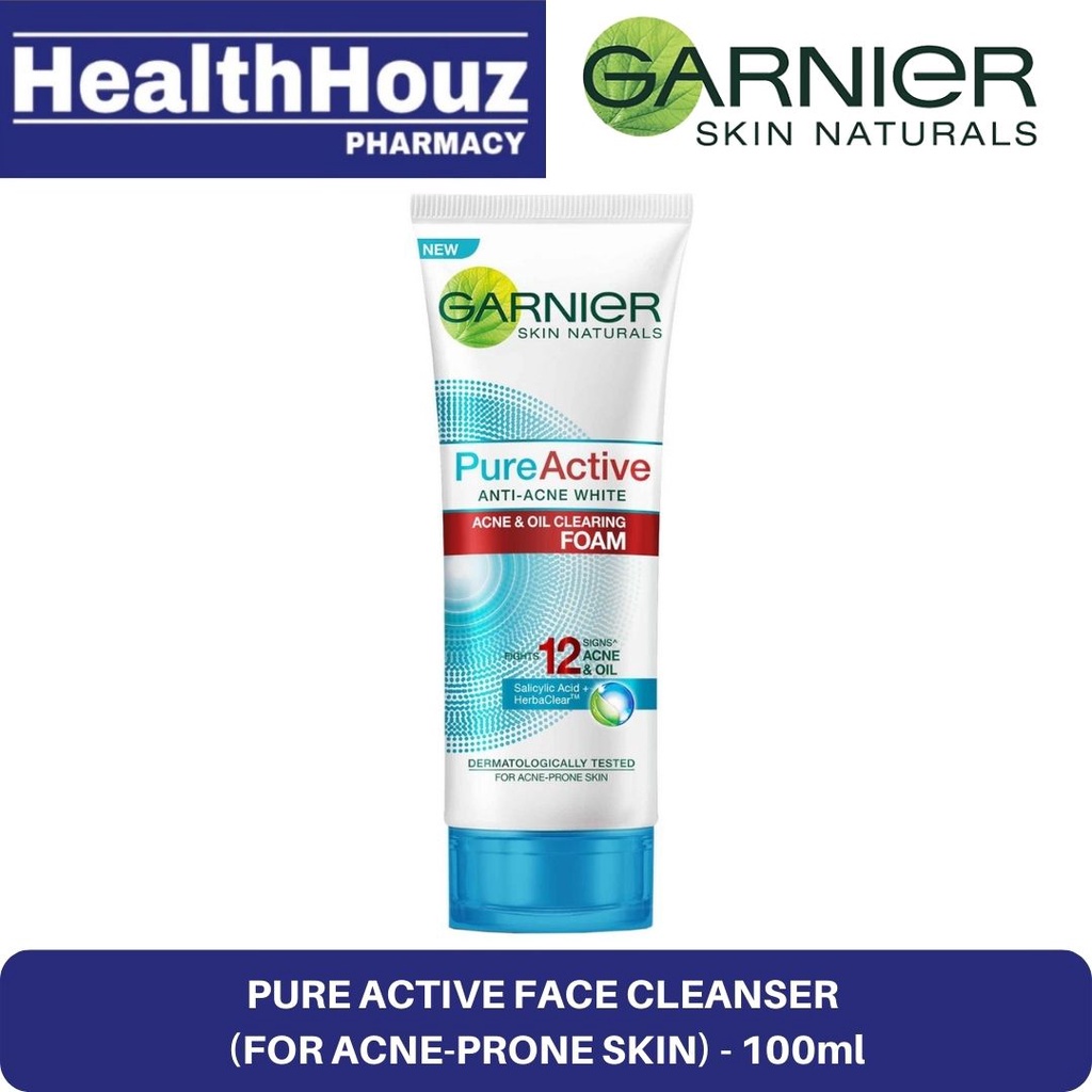 Garnier Pure Active Anti Acne White Foam Ml Shopee Malaysia