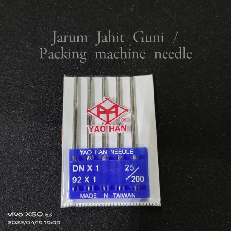 New Long Bag Closer Needle Dn X Pcs Pkt Jarum Mesin Jahit