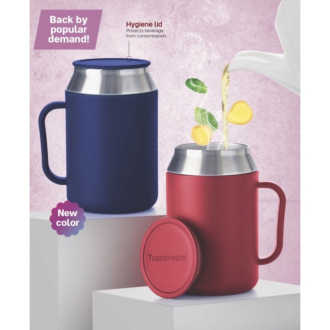 Tupperware Insulated Mug 400ml 1pc Shopee Malaysia