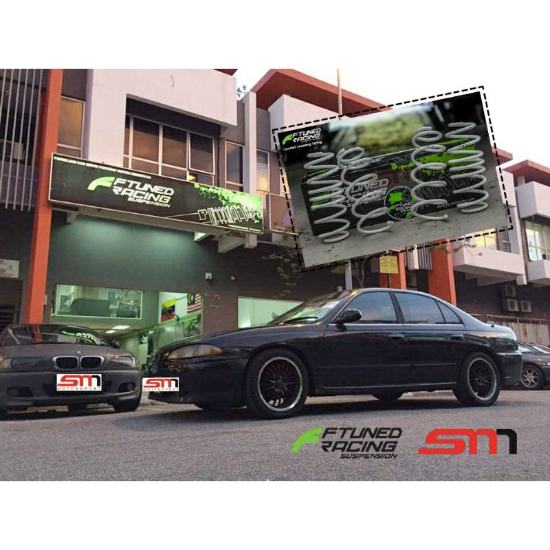 Proton Perdana Ftuned Racing Cls Comfort Sport Lowered Spring Shopee