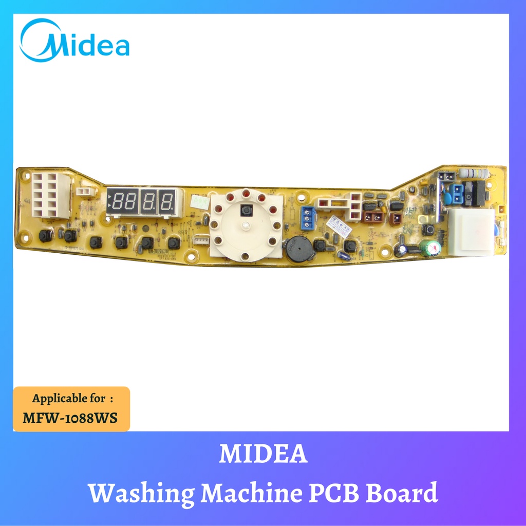 MIDEA Washing Machine PCB Board Papan PCB Mesin Basuh MFW 1088WS