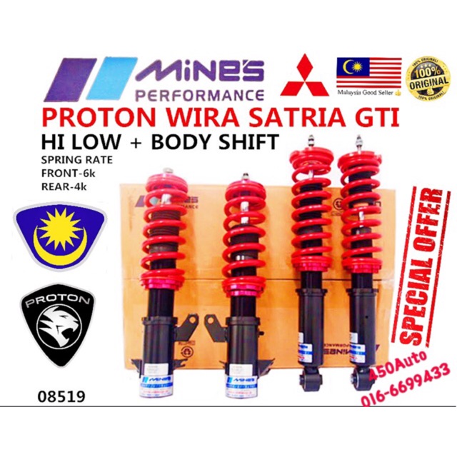 MINES MYVI VIVA ADJUSTABLE HI LOW BODY SHIFT Shopee Malaysia