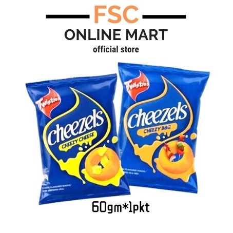 Fsc Twisties Cheezels Cheezy Ring Cheese Bbq Flavour Gm Pkt