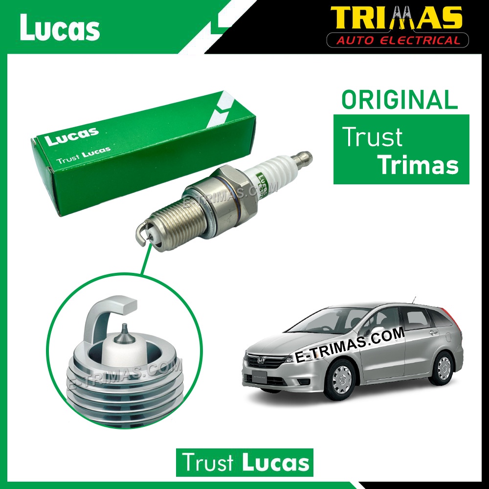 TRIMAS Honda Stream RSZ RN 2007 2012 Original Lucas Iridium Spark Plug