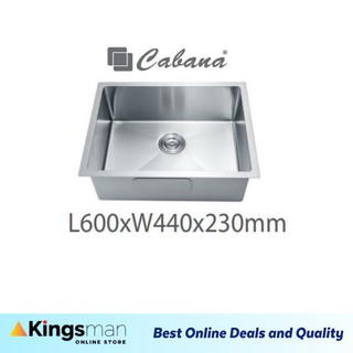 Kingsman Cabana Single Bowl Undermount Stainless Steel Home