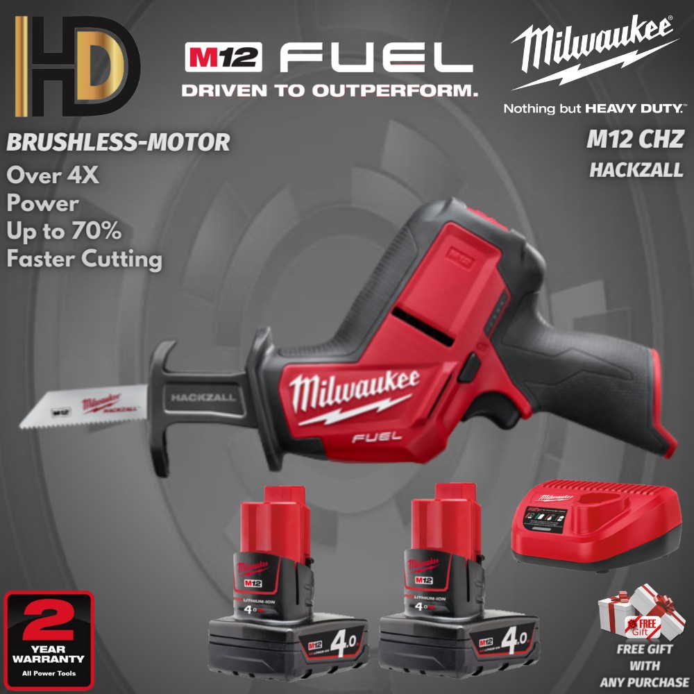 Milwaukee M Chz Fuel Compact Hackzall Brushless Motor