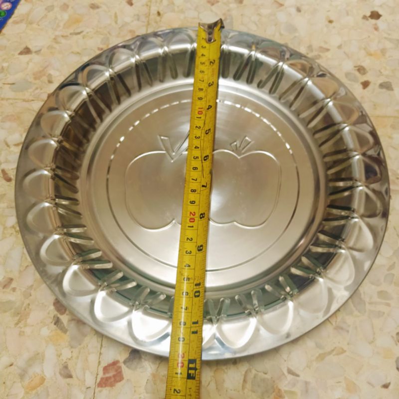 Round Tray Talam Dulang Bulat Nasi Arab Hidangan Air Cawan Cm