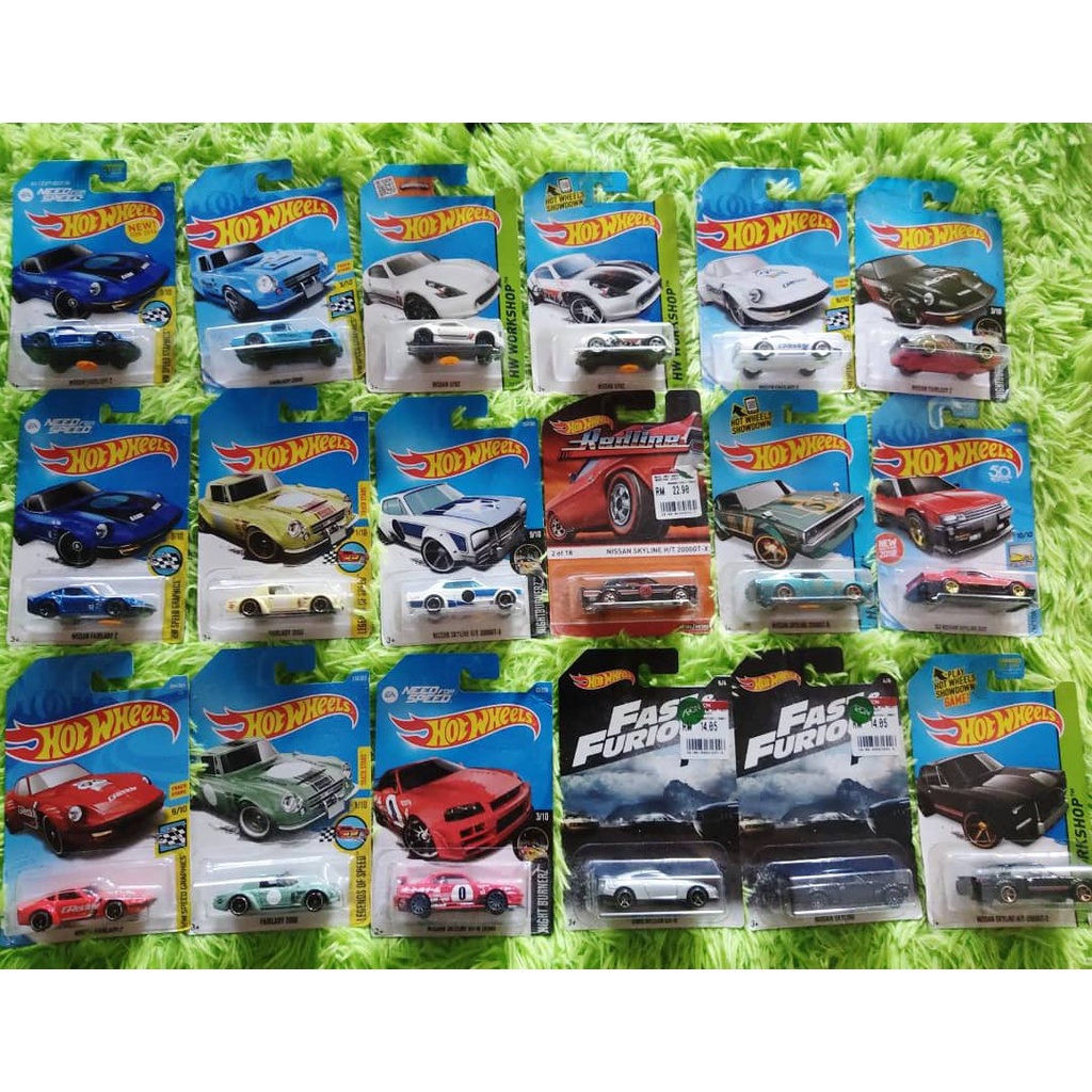 Hot Wheels Nissan Skyline Z Hako Fairlady Gtr Shopee Malaysia