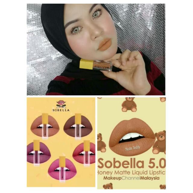 Sobella Lipmatte Nude Teddy Shopee Malaysia