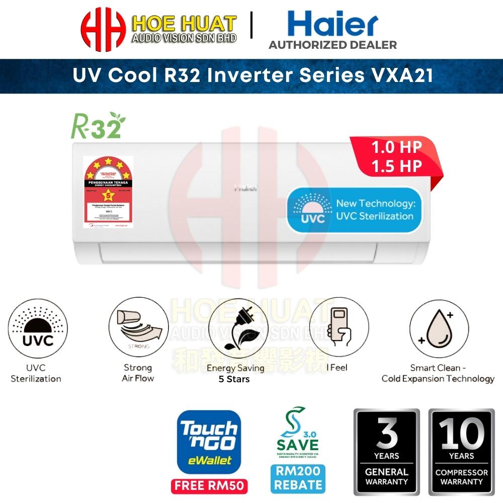 Haier UV Cool R32 Inverter Air Conditioner 1 0hp HSU 10VXA21 1 5hp HSU